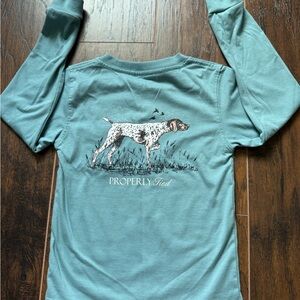 Properly Tied Teal Pointer Tee